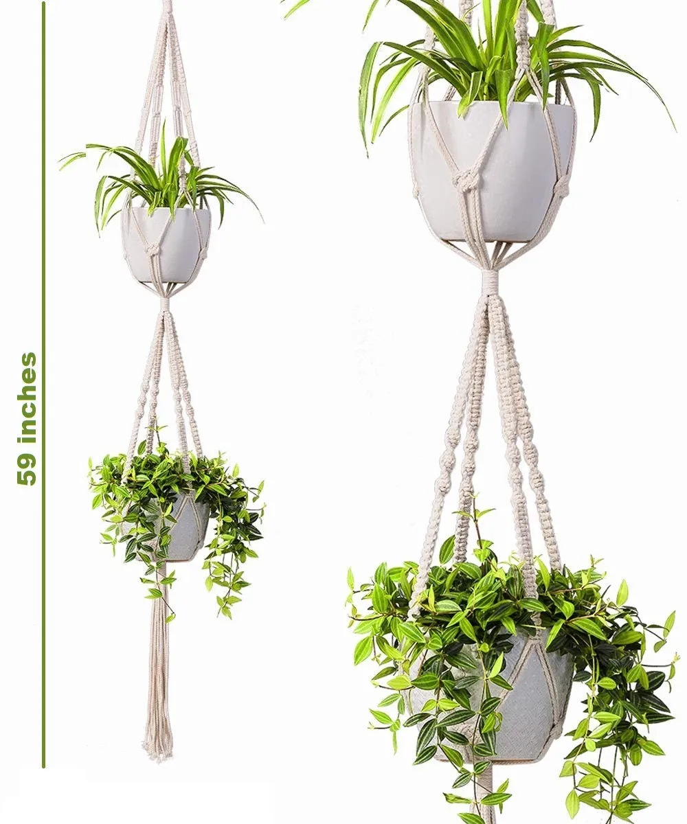 2-Tier Macrame Plant Hanger