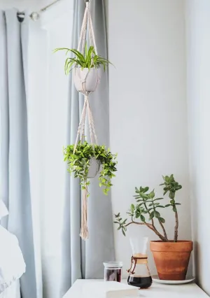 2-Tier Macrame Plant Hanger