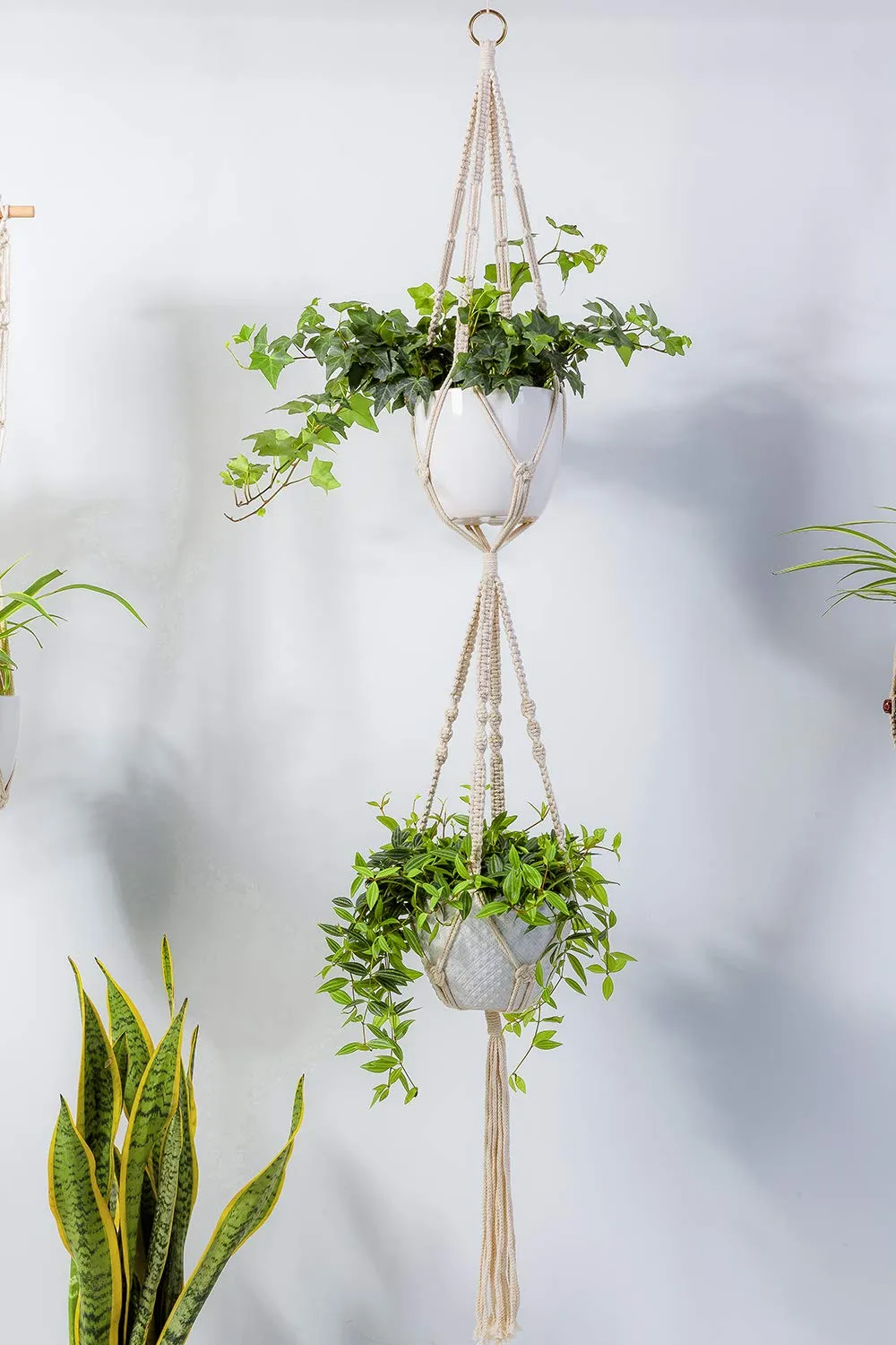 2-Tier Macrame Plant Hanger