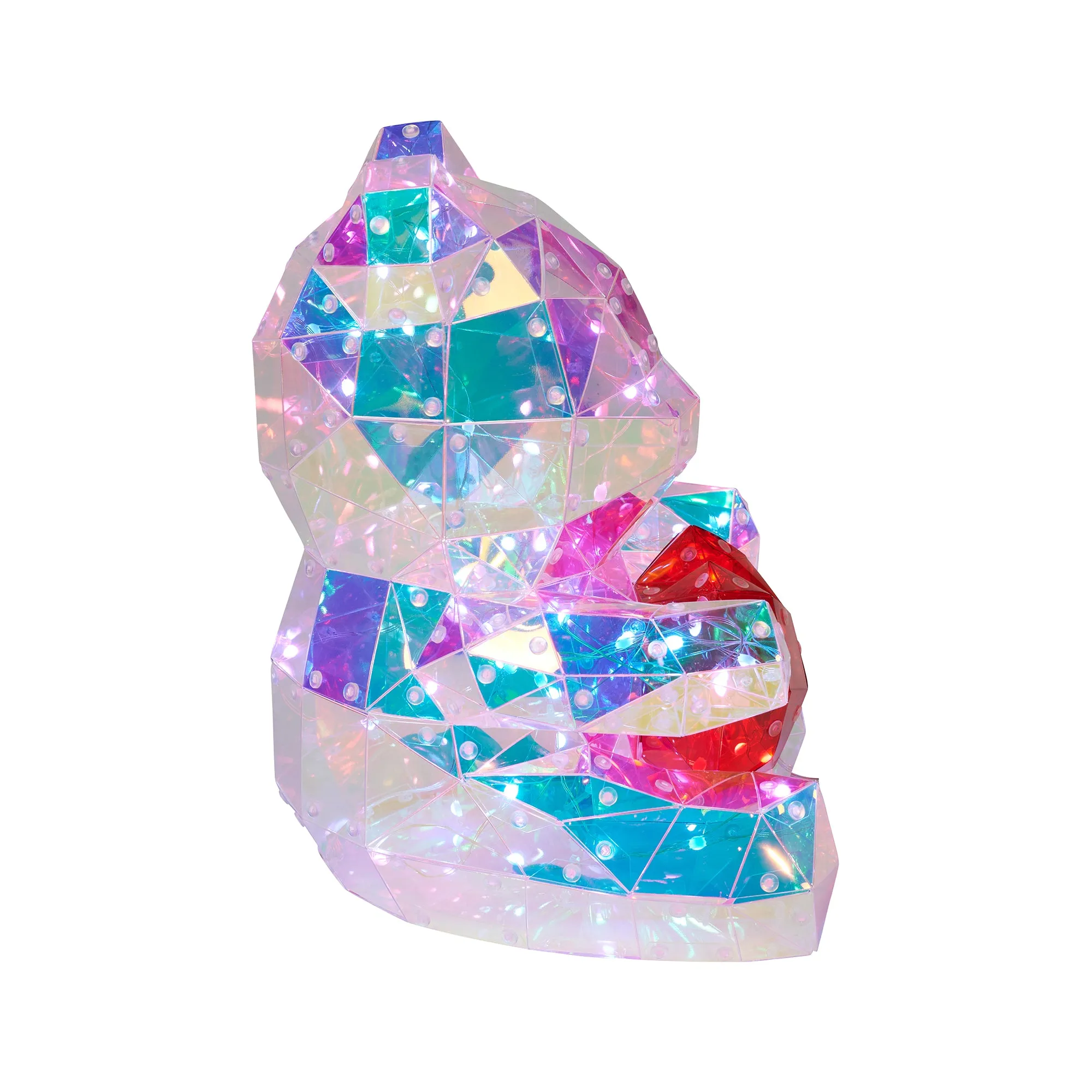 37300-A - Charming PET Bear LED Lights: Delightful Glow Powered by USB