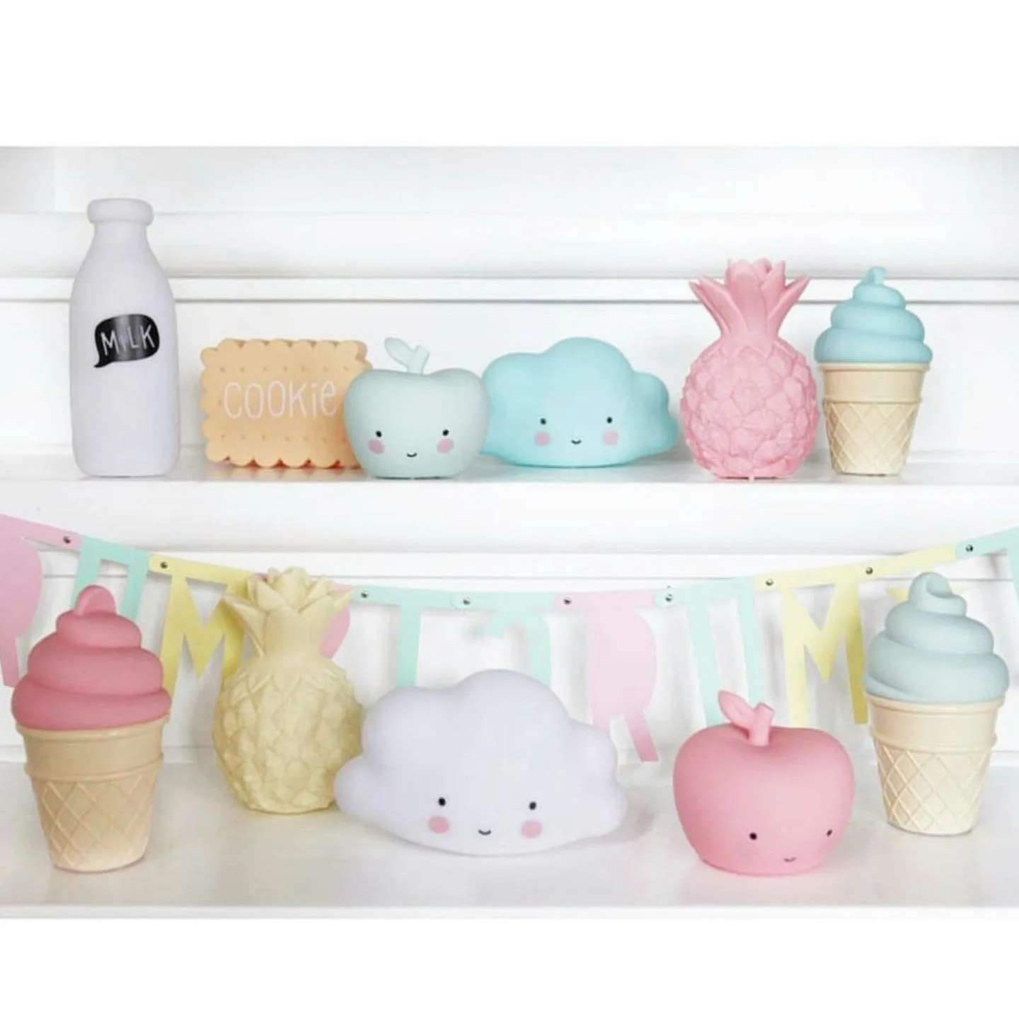 A Little Lovely Company Mini Apple Light Mint