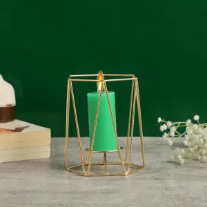 Abstract Design Tealight Candle Holder | 4.5 x 4 x 5 inches