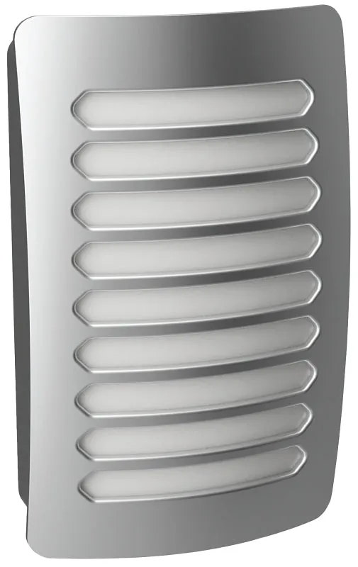 AmerTac Louver Decoplug NL-DPLV-N Night Light, 120 V, 0.9 W, LED Lamp, Warm White Light, 2 Lumens, 3000 K Color Temp :CD: QUANTITY: 1