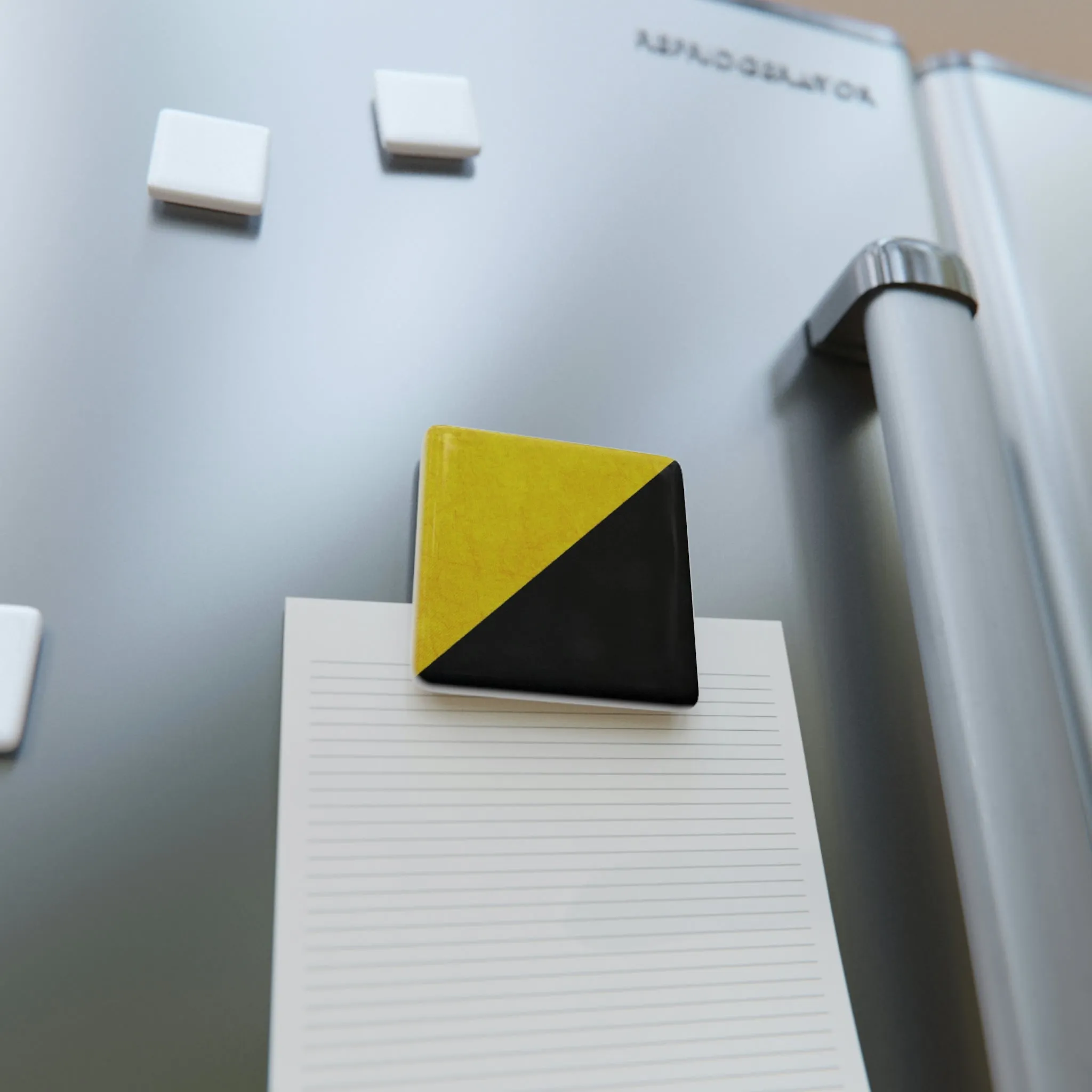 Ancap Porcelain Magnet, Square