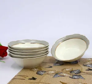 Angela Ceramic Small Dessert Bowls