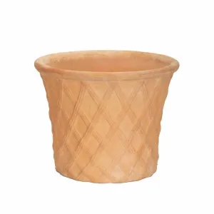 APTA 26cm Terracotta Lattice Cone Planter