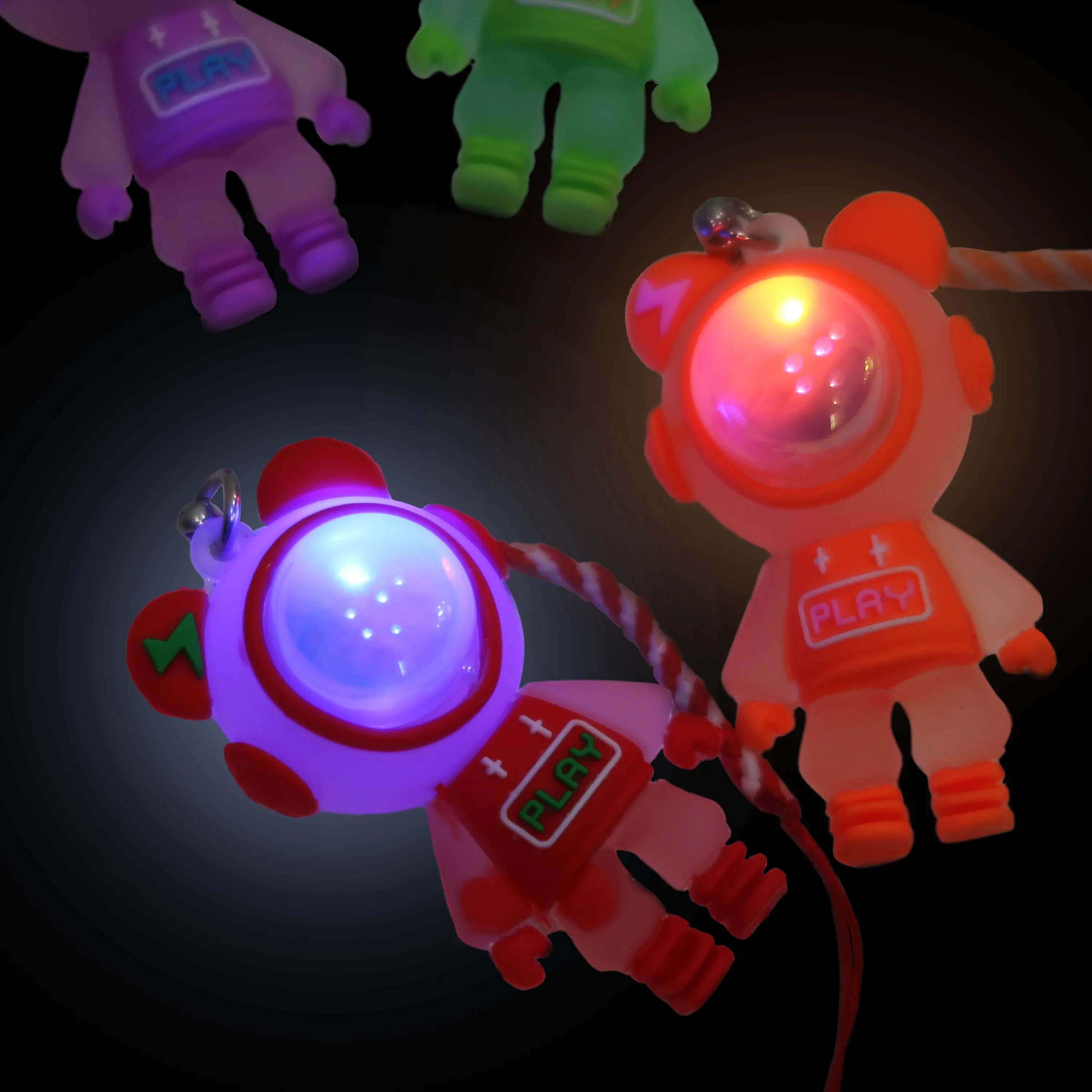 Astronaut Glow Tee - Orange