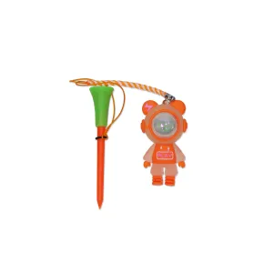 Astronaut Glow Tee - Orange