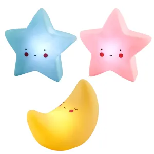 Baby's First Night Light - Moon and Stars