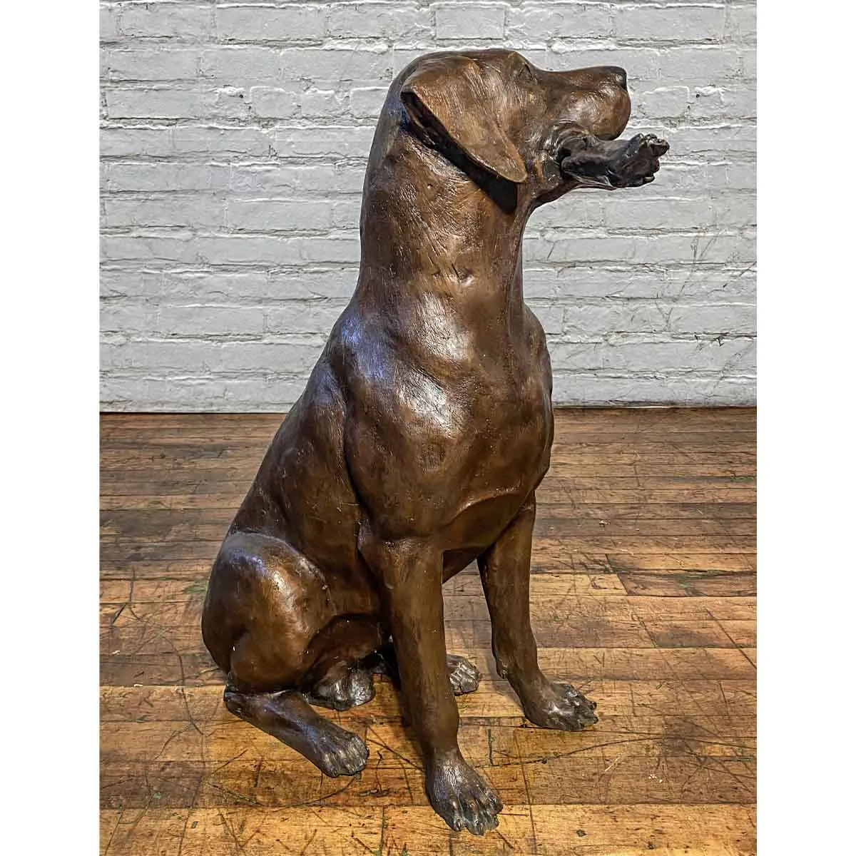Bailey Plays Fetch Dog Statue