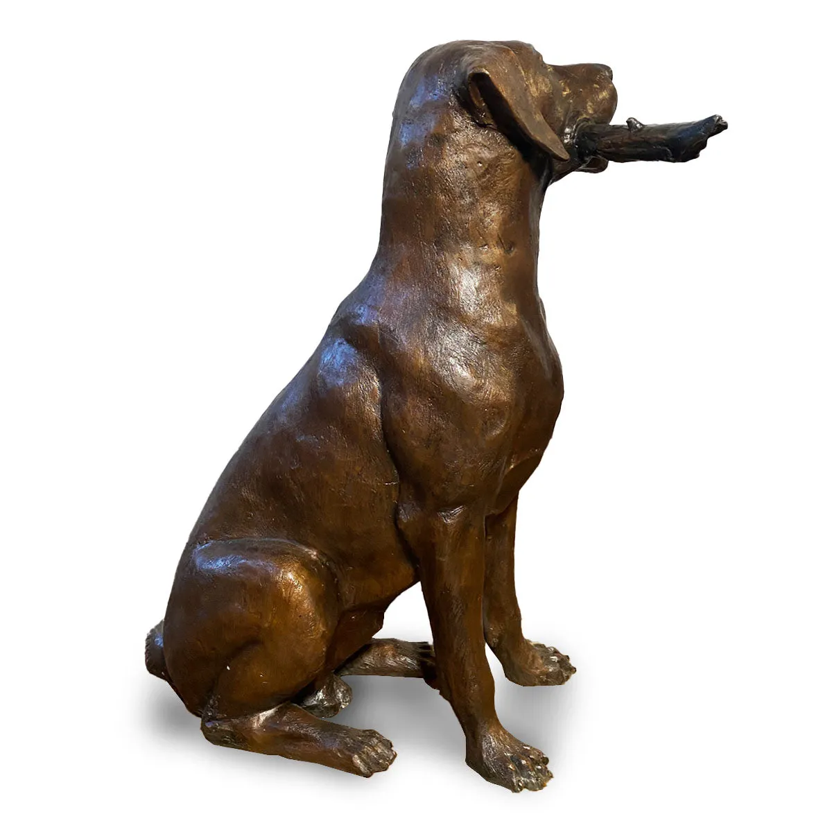 Bailey Plays Fetch Dog Statue