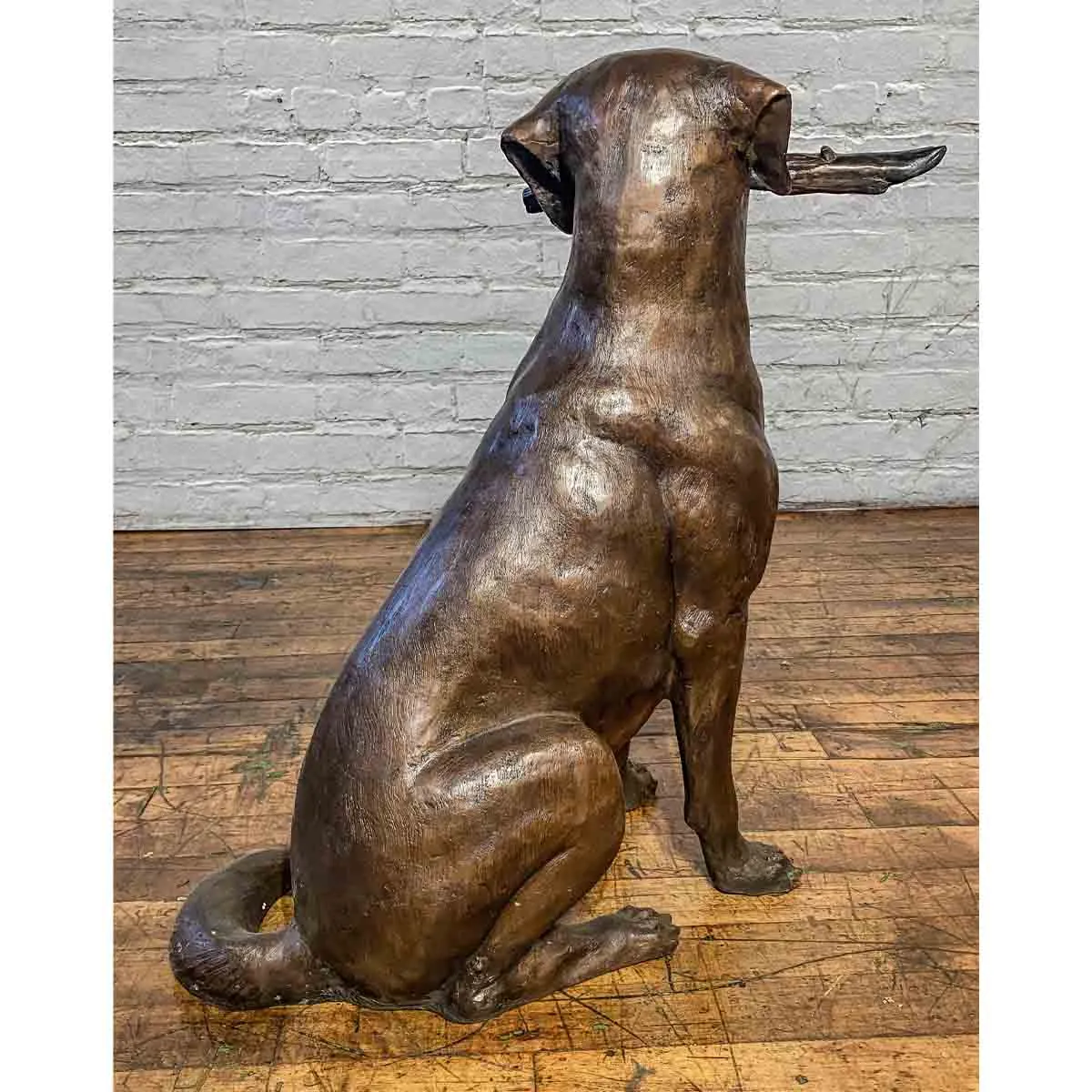 Bailey Plays Fetch Dog Statue