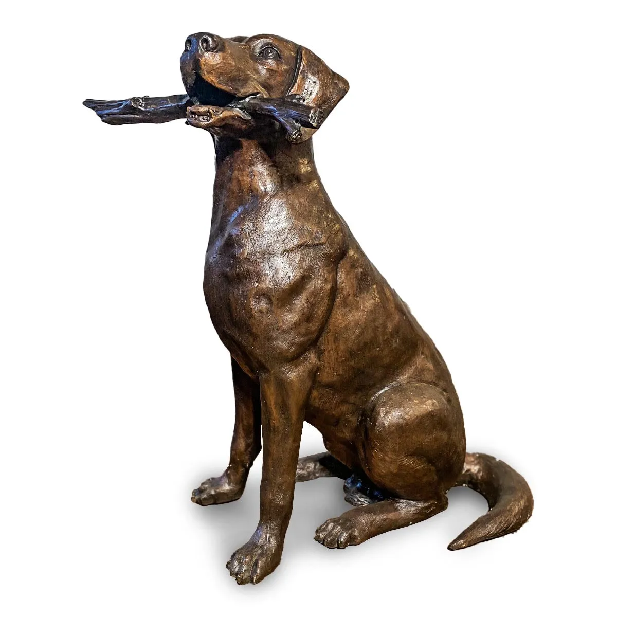 Bailey Plays Fetch Dog Statue