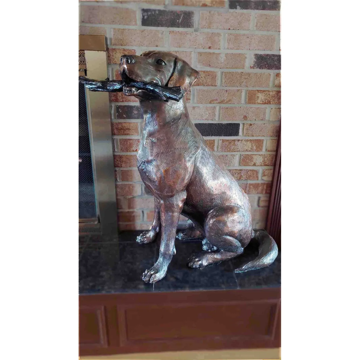 Bailey Plays Fetch Dog Statue