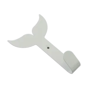 Beach House Wall Hooks Metal - Whale Tale
