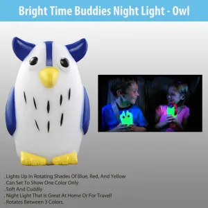 Bright Time Buddies Night Light - Owl