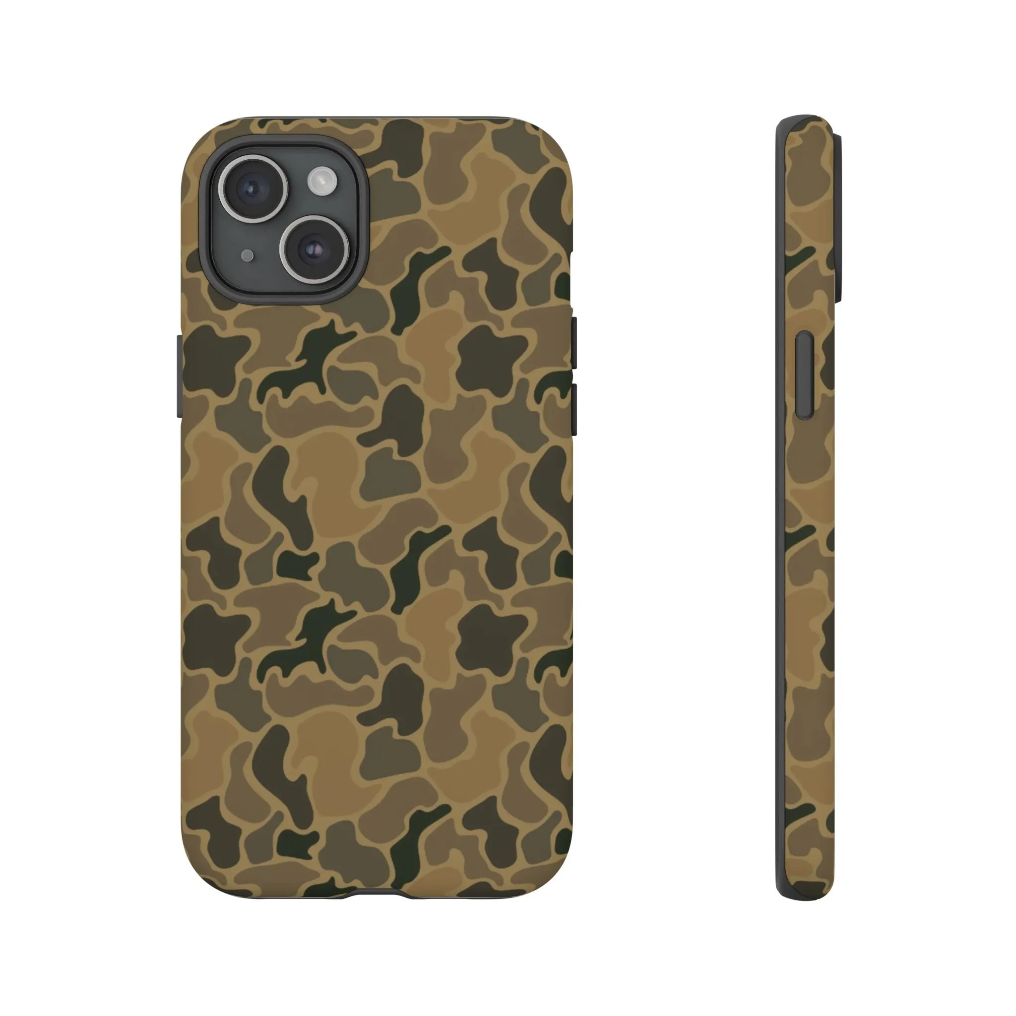 Brown Old Skool Camo IPhone Tough Cases