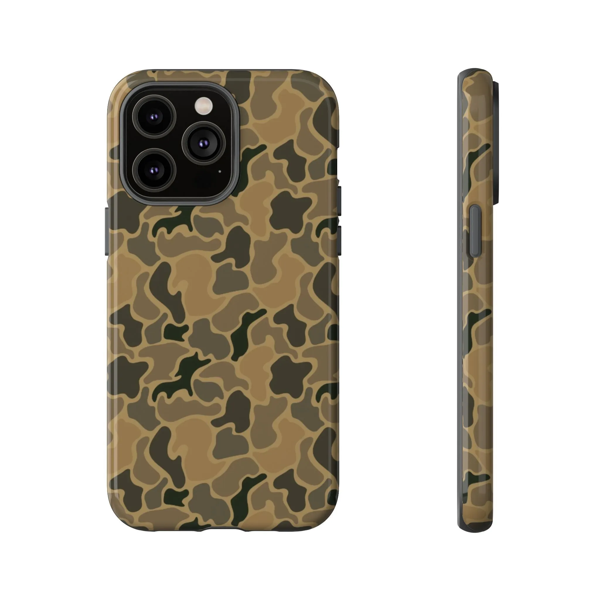 Brown Old Skool Camo IPhone Tough Cases