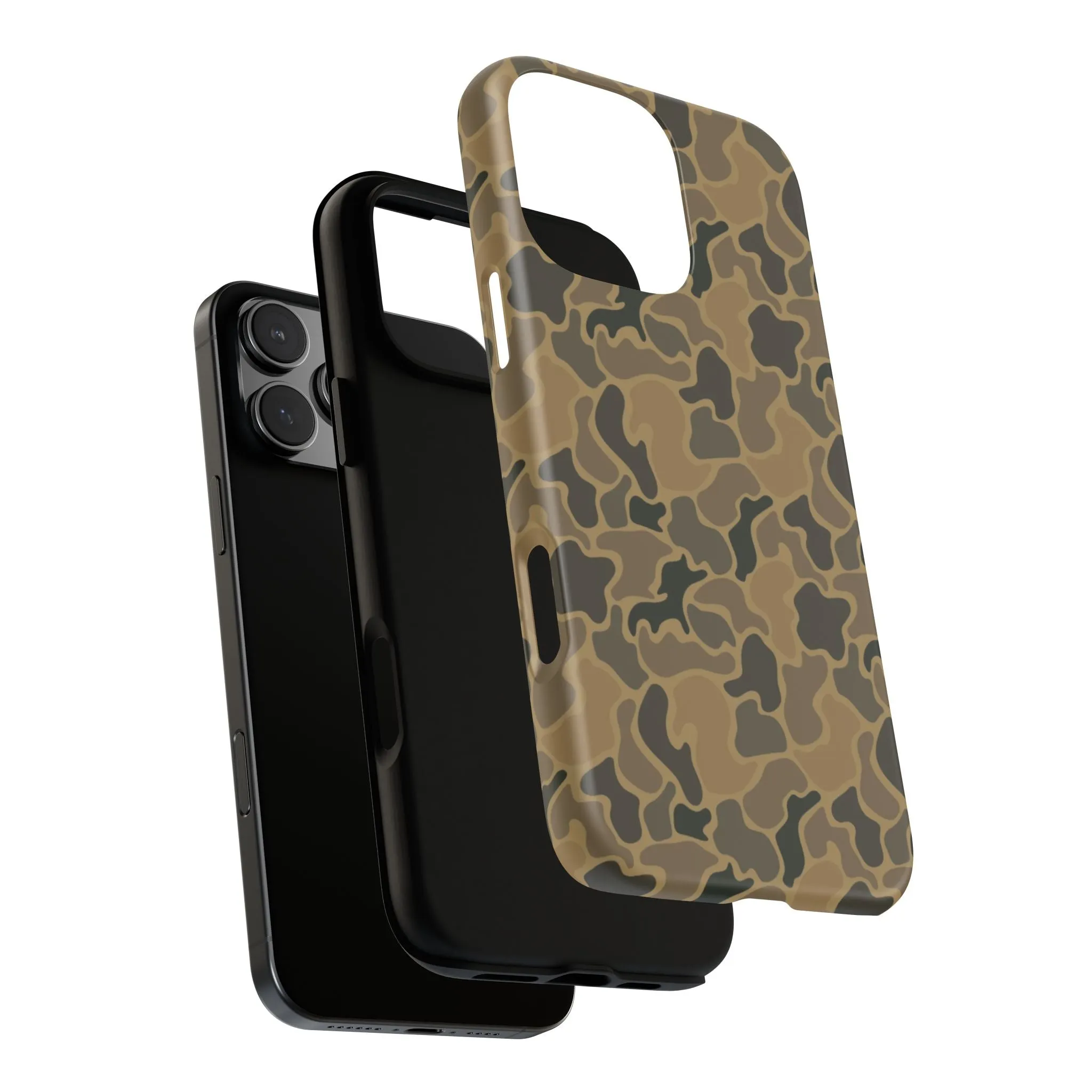Brown Old Skool Camo IPhone Tough Cases
