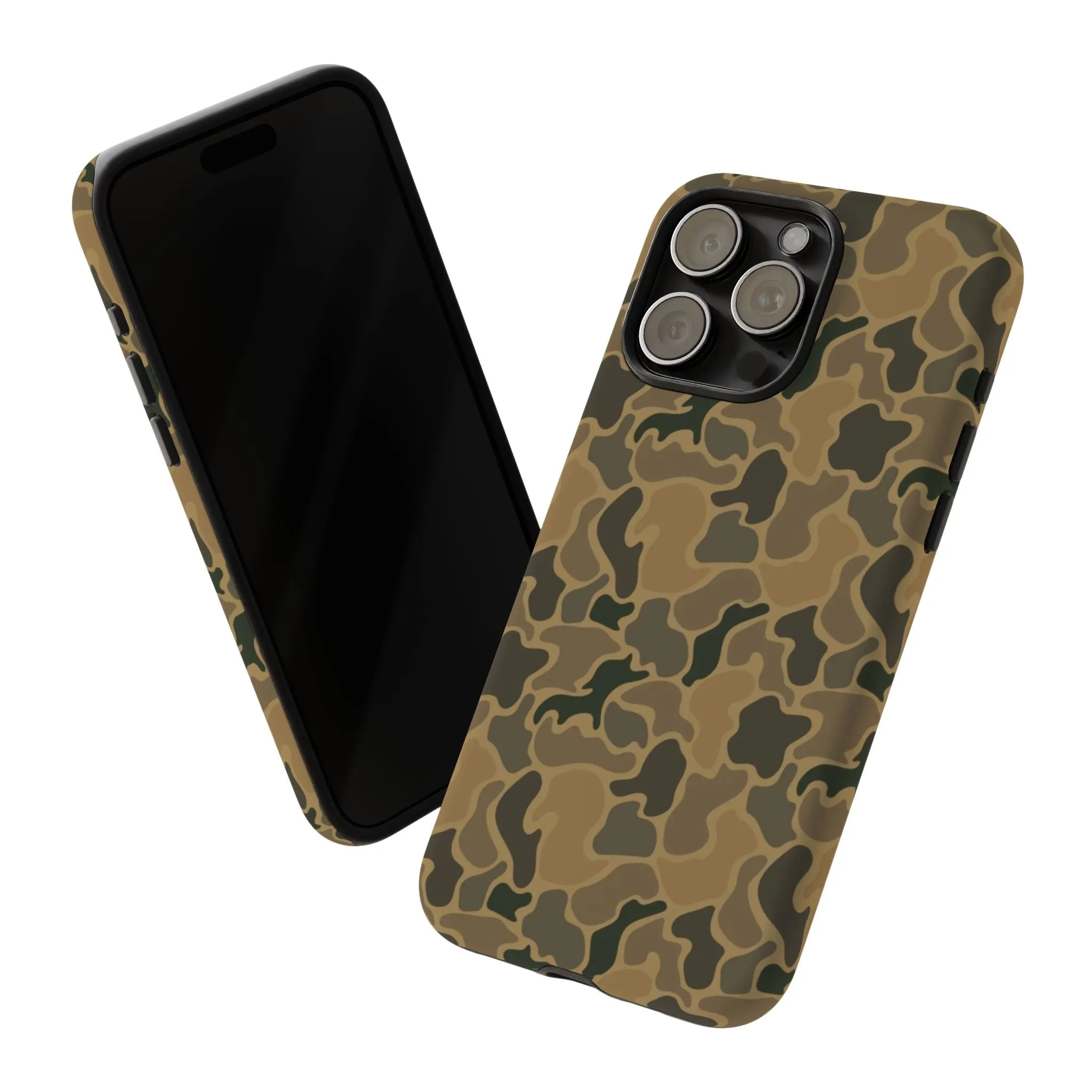 Brown Old Skool Camo IPhone Tough Cases