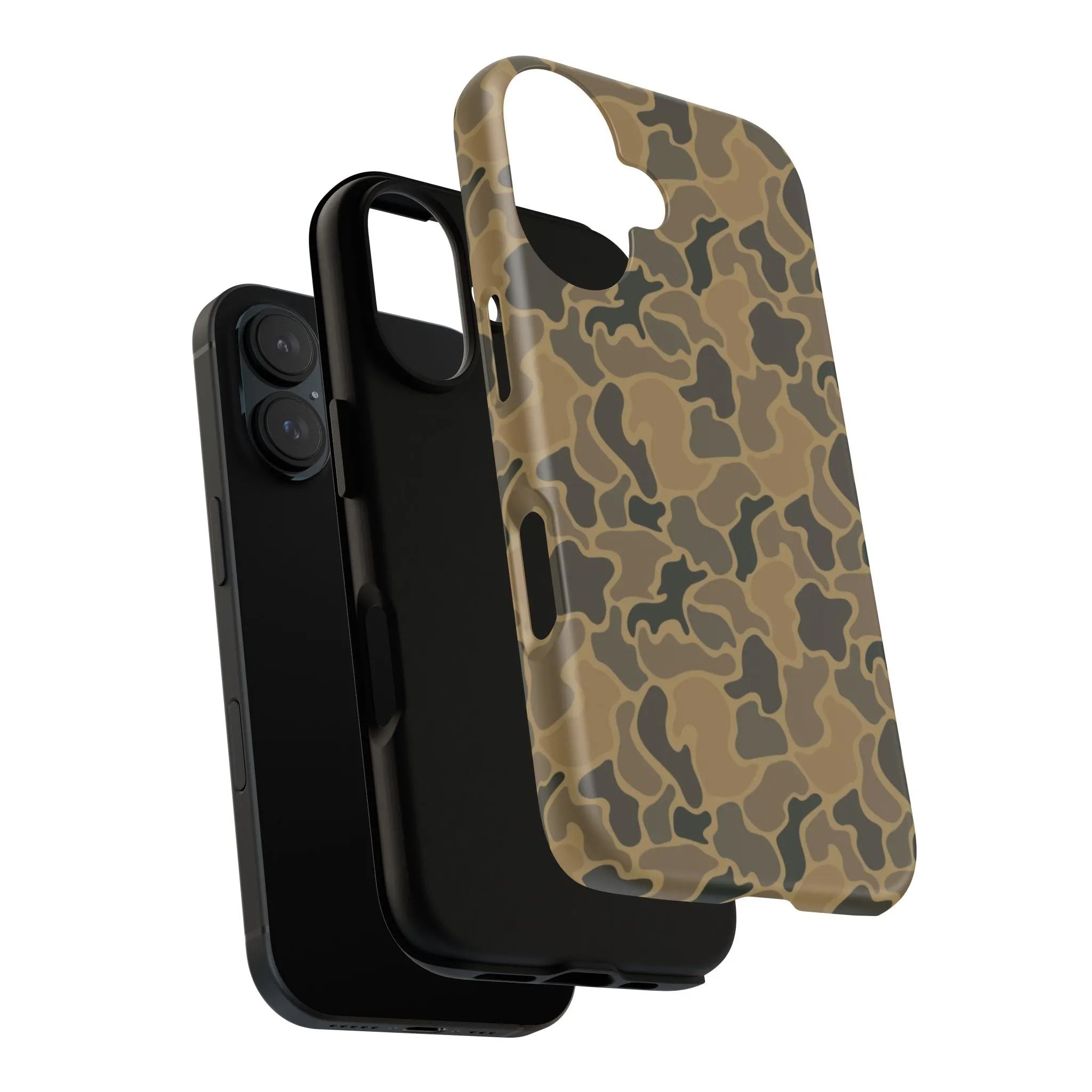 Brown Old Skool Camo IPhone Tough Cases