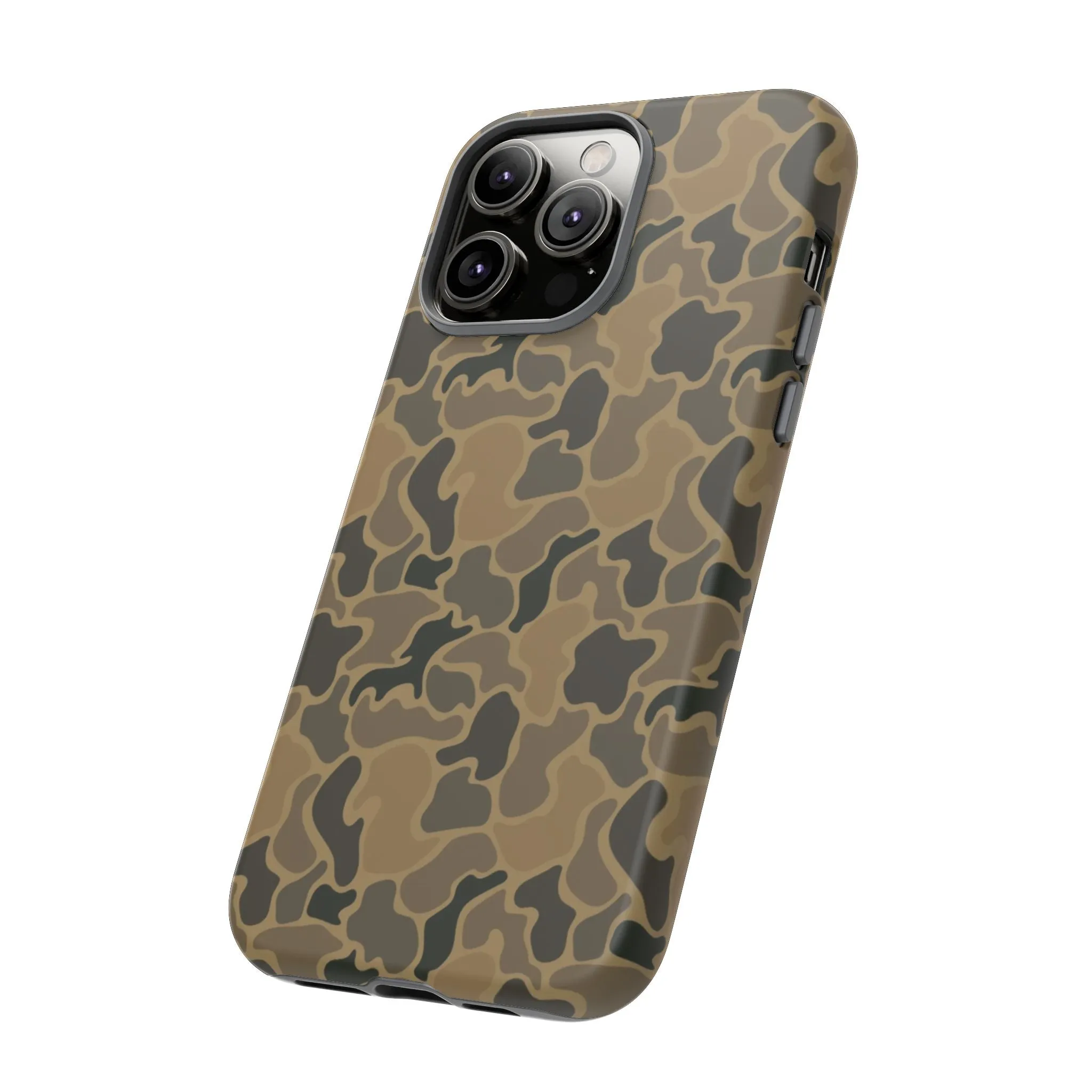 Brown Old Skool Camo IPhone Tough Cases