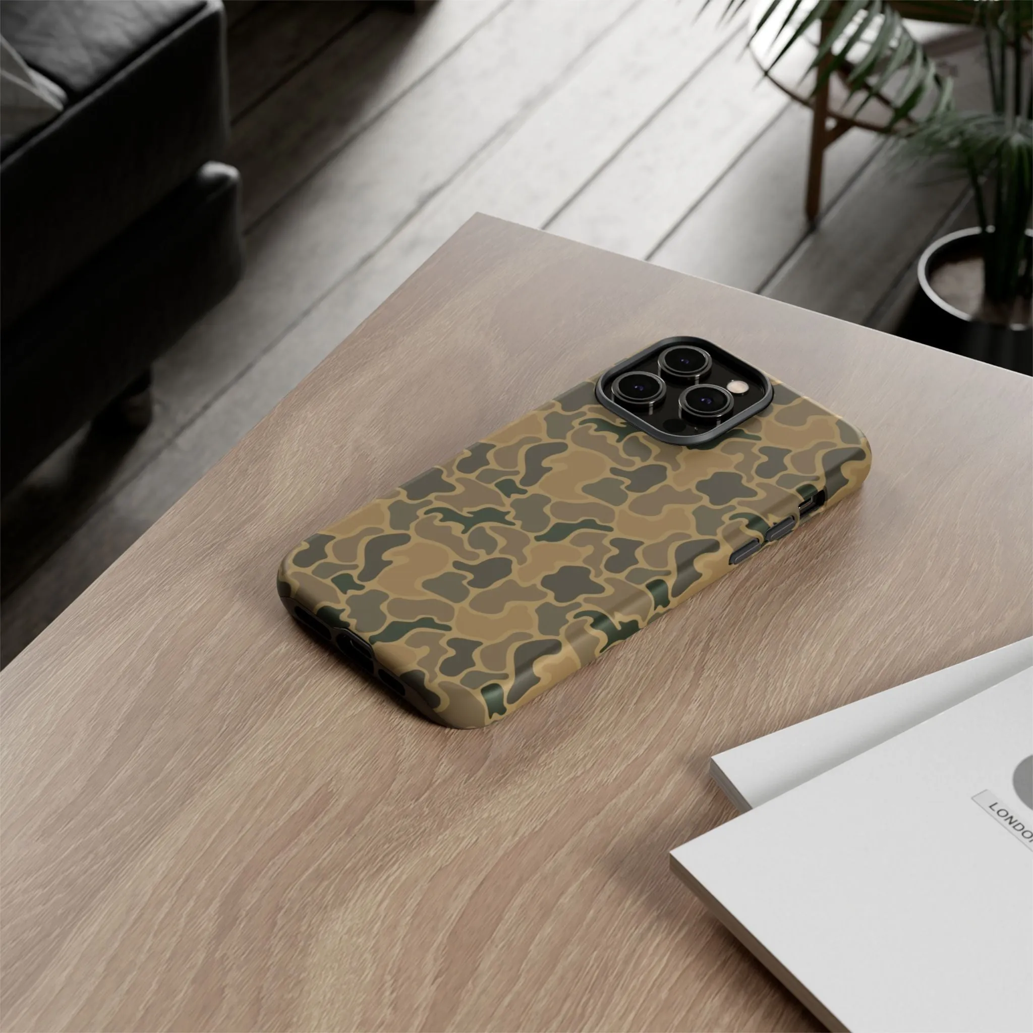 Brown Old Skool Camo IPhone Tough Cases
