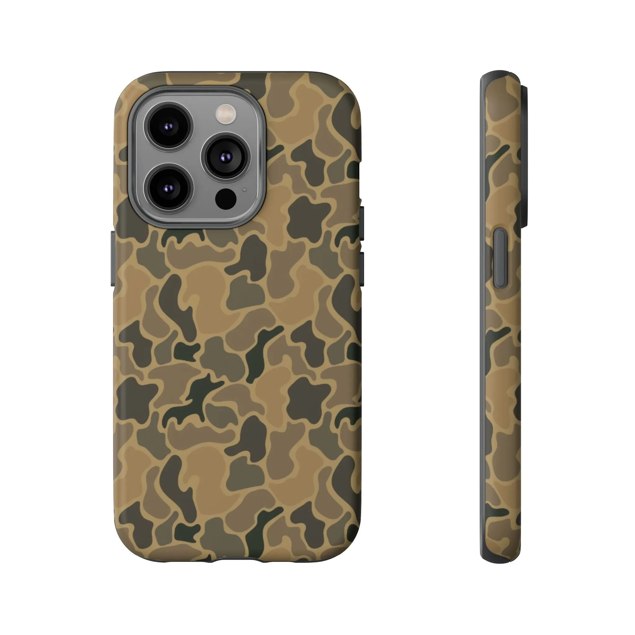 Brown Old Skool Camo IPhone Tough Cases
