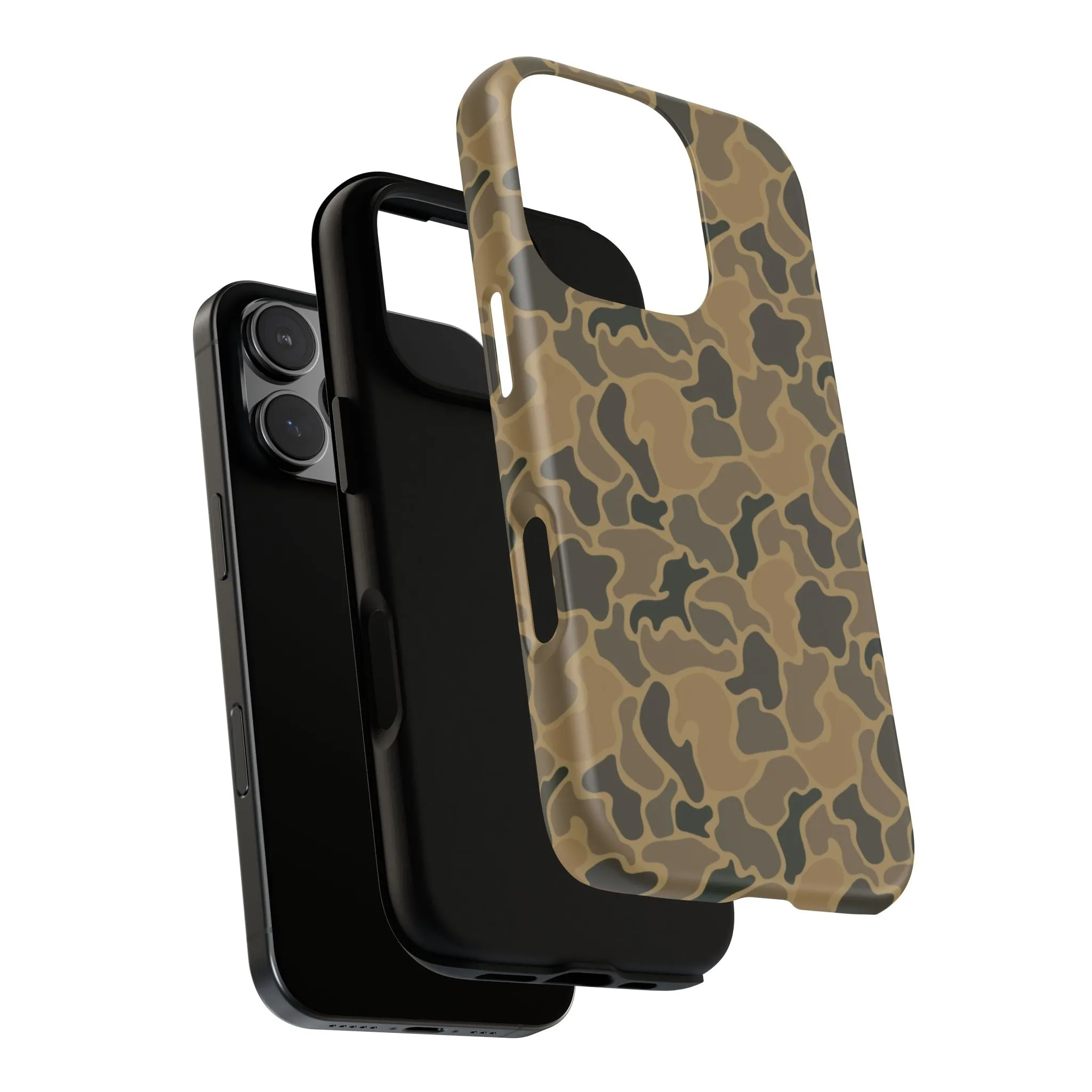 Brown Old Skool Camo IPhone Tough Cases