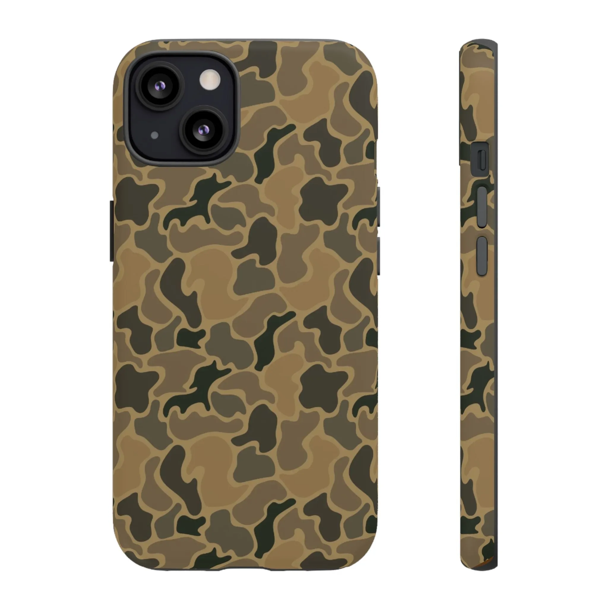 Brown Old Skool Camo IPhone Tough Cases