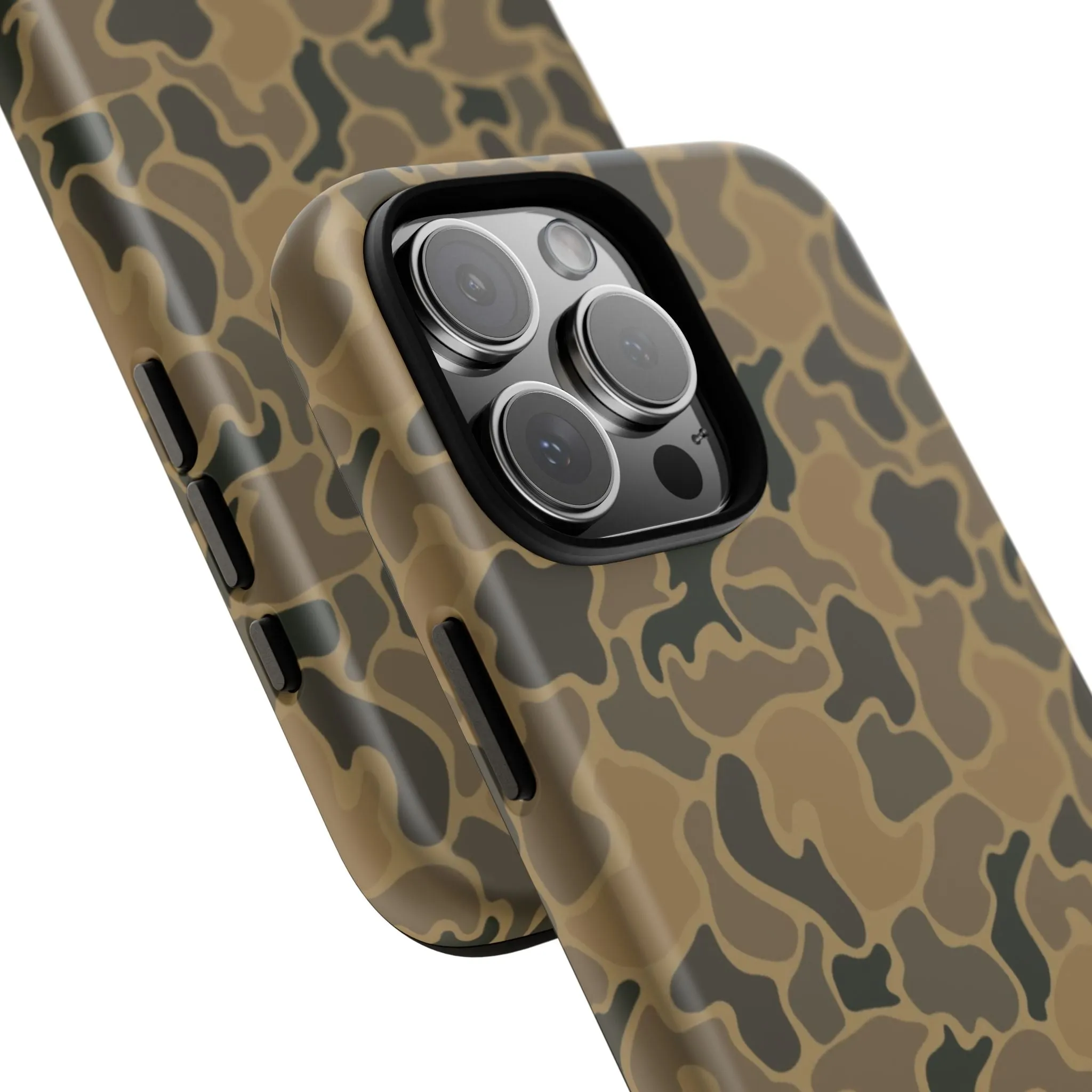 Brown Old Skool Camo IPhone Tough Cases