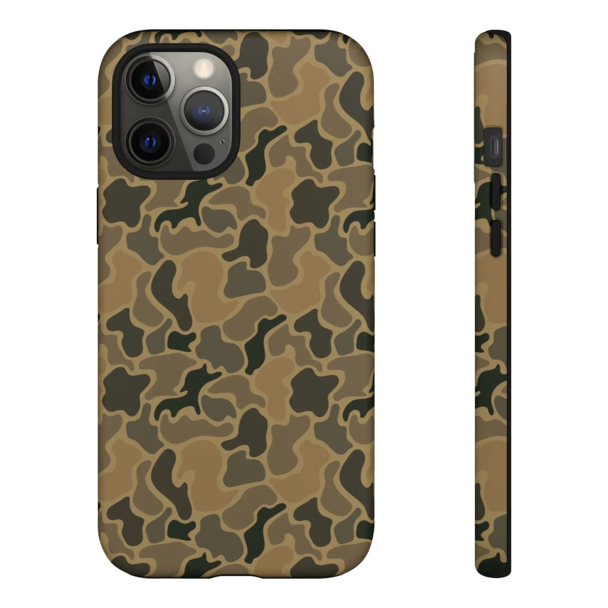 Brown Old Skool Camo IPhone Tough Cases