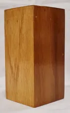 Candle Holder - Teak Wood (8 x 8 x 16cm)