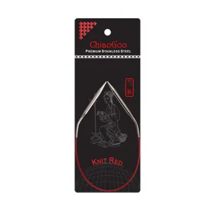 ChiaoGoo Knit RED Circular Needles - US 2.5 (3.0mm) - 40"