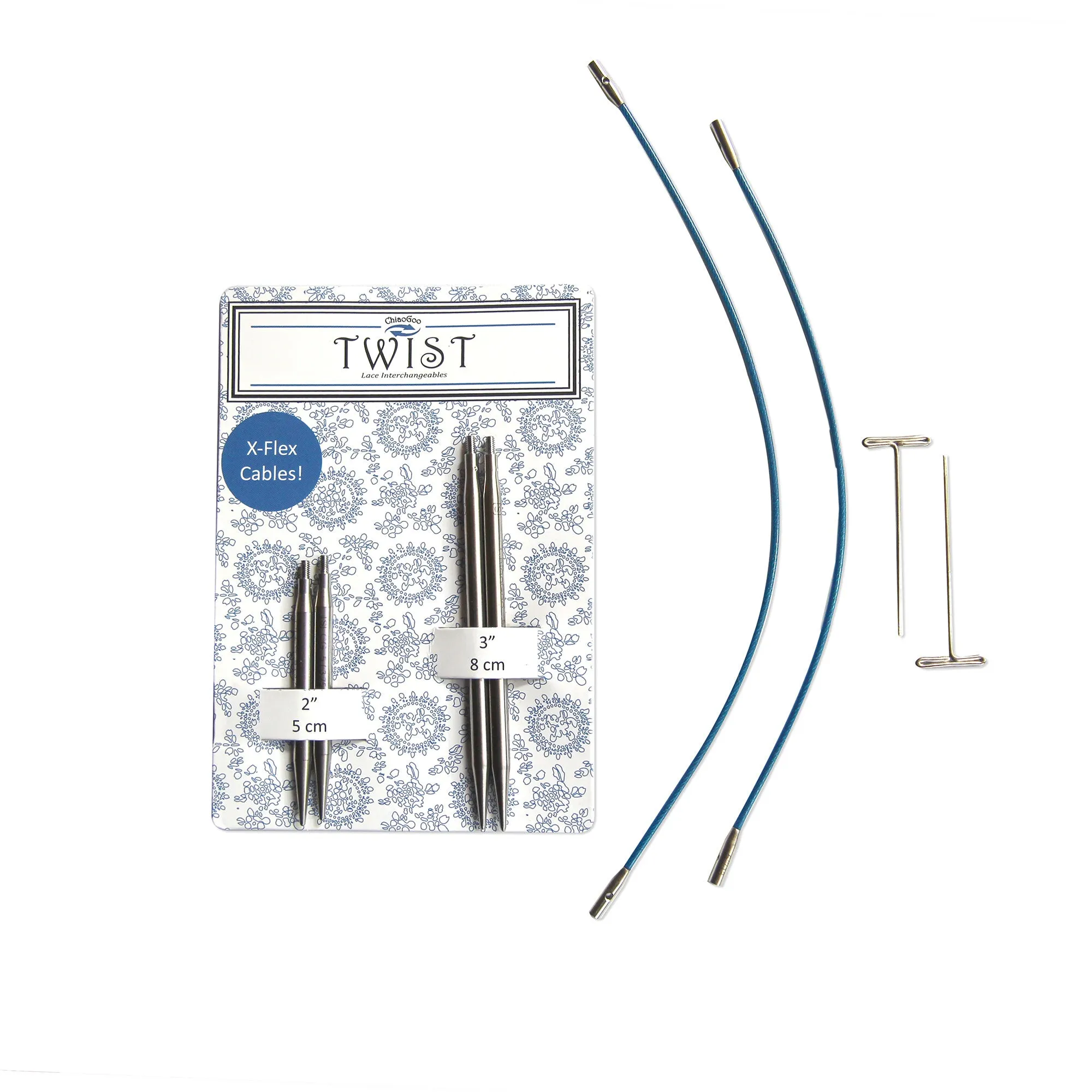 ChiaoGoo TWIST Interchangeable Short Tips Combo Pack Needles - US 4 (3.5mm)