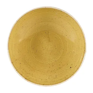 Churchill Stonecast Coupe Bowls Mustard Seed Yellow 182mm (Pack of 12) - DW376
