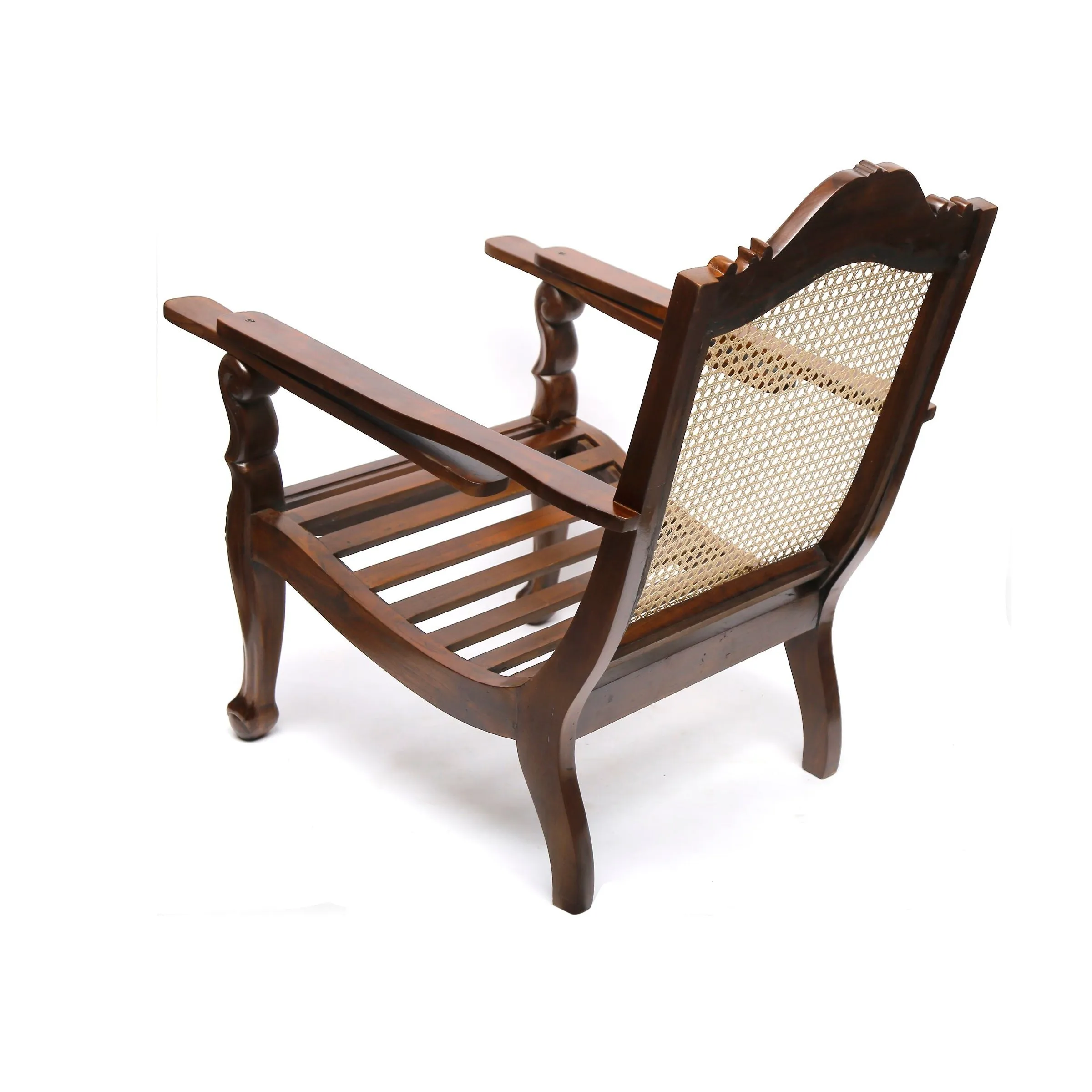 Classic Cane Back Easy Planters Chair