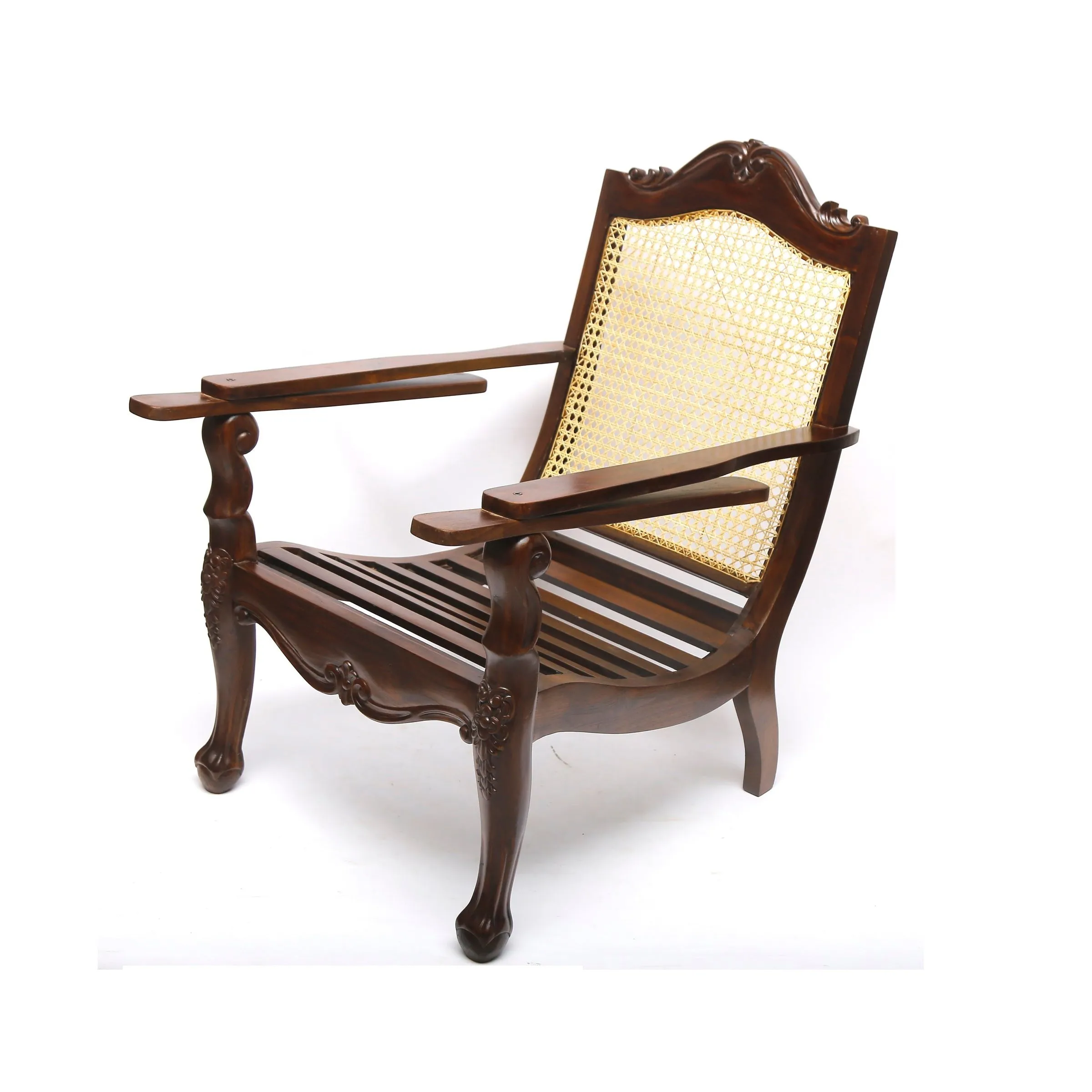Classic Cane Back Easy Planters Chair