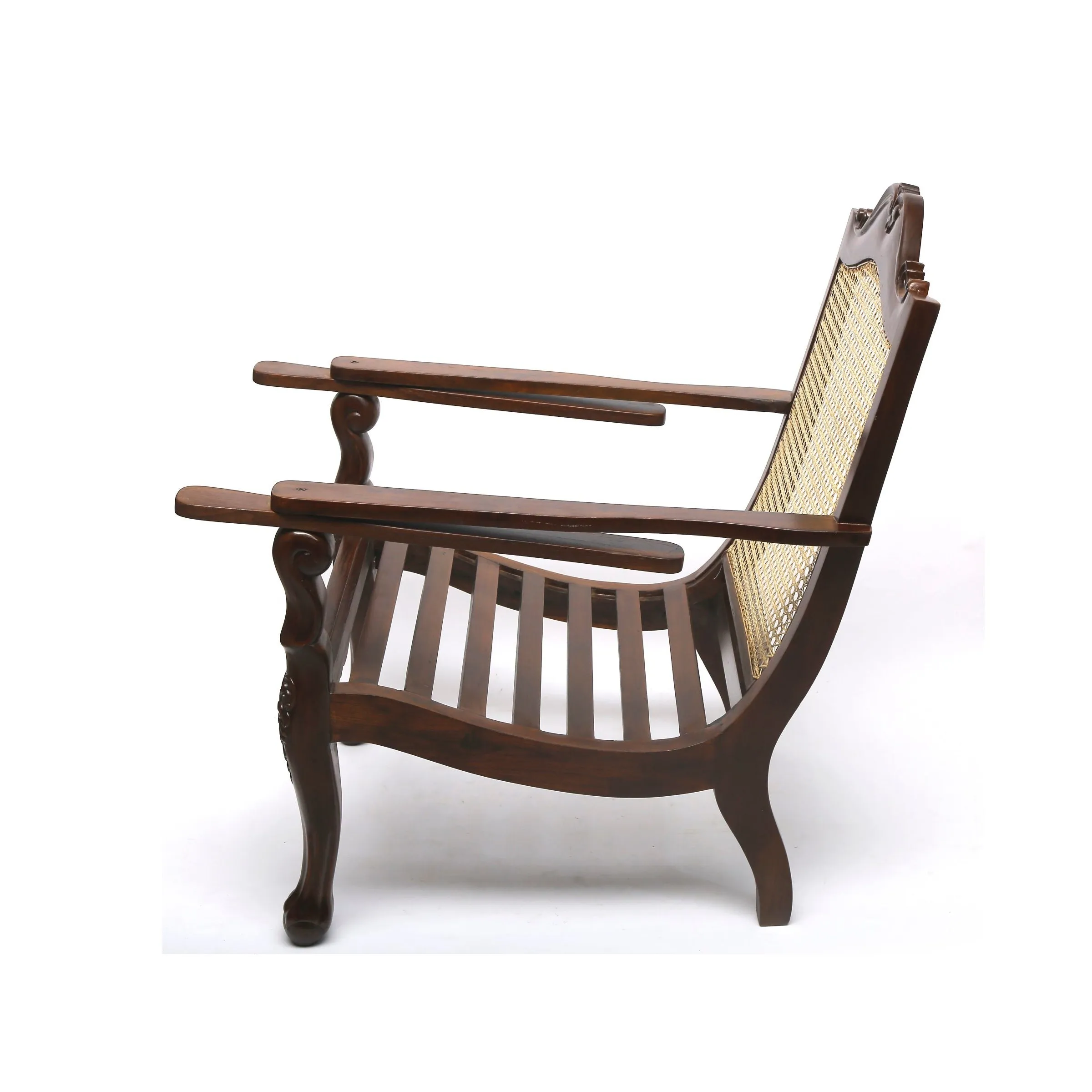 Classic Cane Back Easy Planters Chair