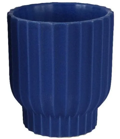 Cobalt Blue Stoneware Planter - Multiple Sizes