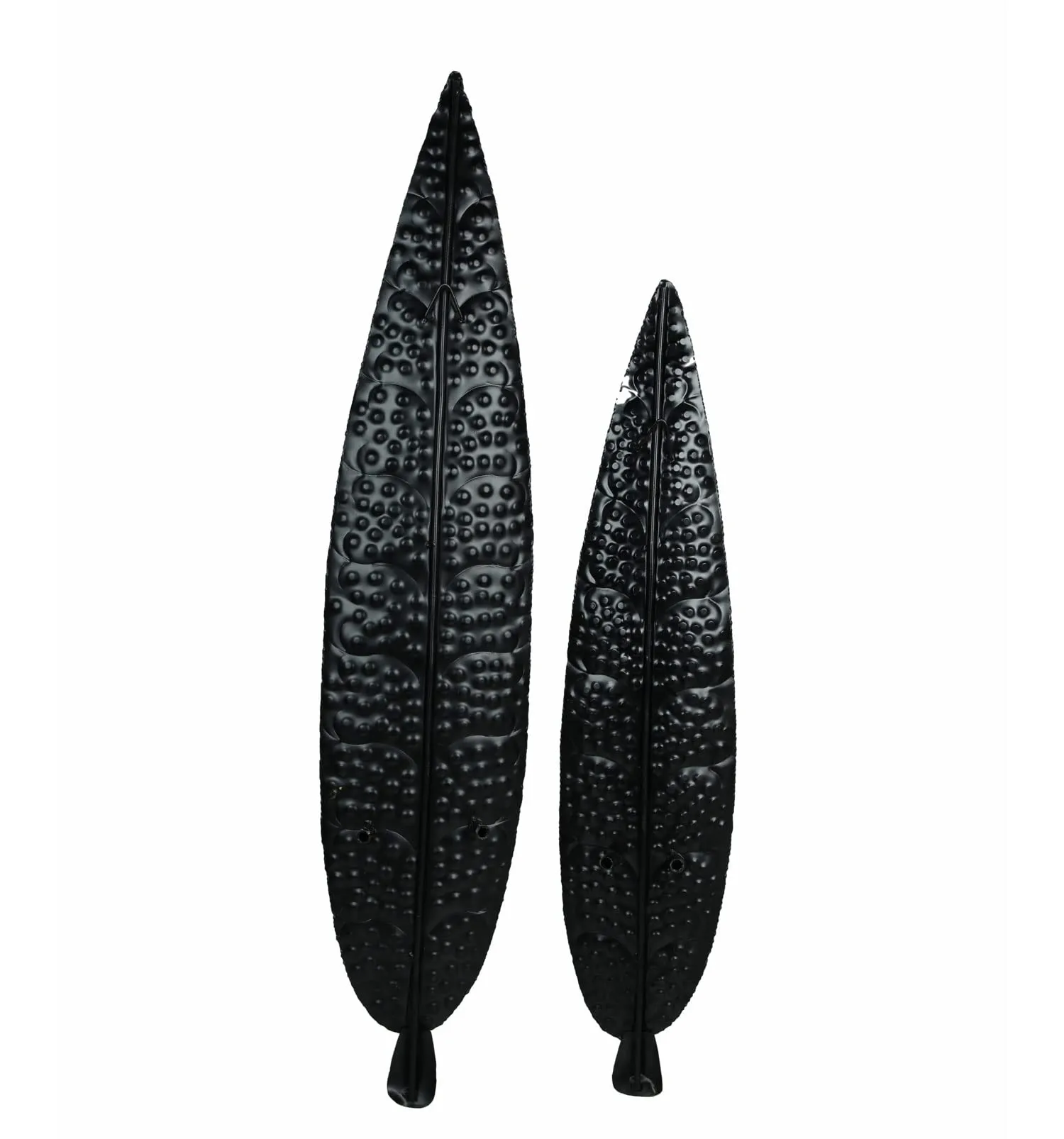CraftVatika Metal Iron Ham Leaf Couple Wall Art Sculpture And Hanging Decor For Living Room And Office, Multi