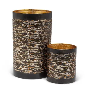 Cutout Metal Candle Holder (2 sizes)
