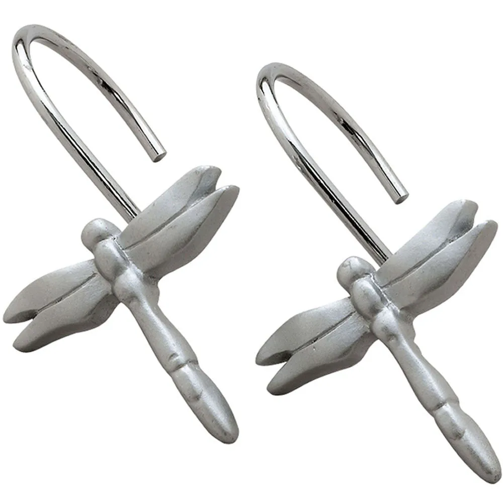 Decorative Shower Curtain Hooks - Dragonfly