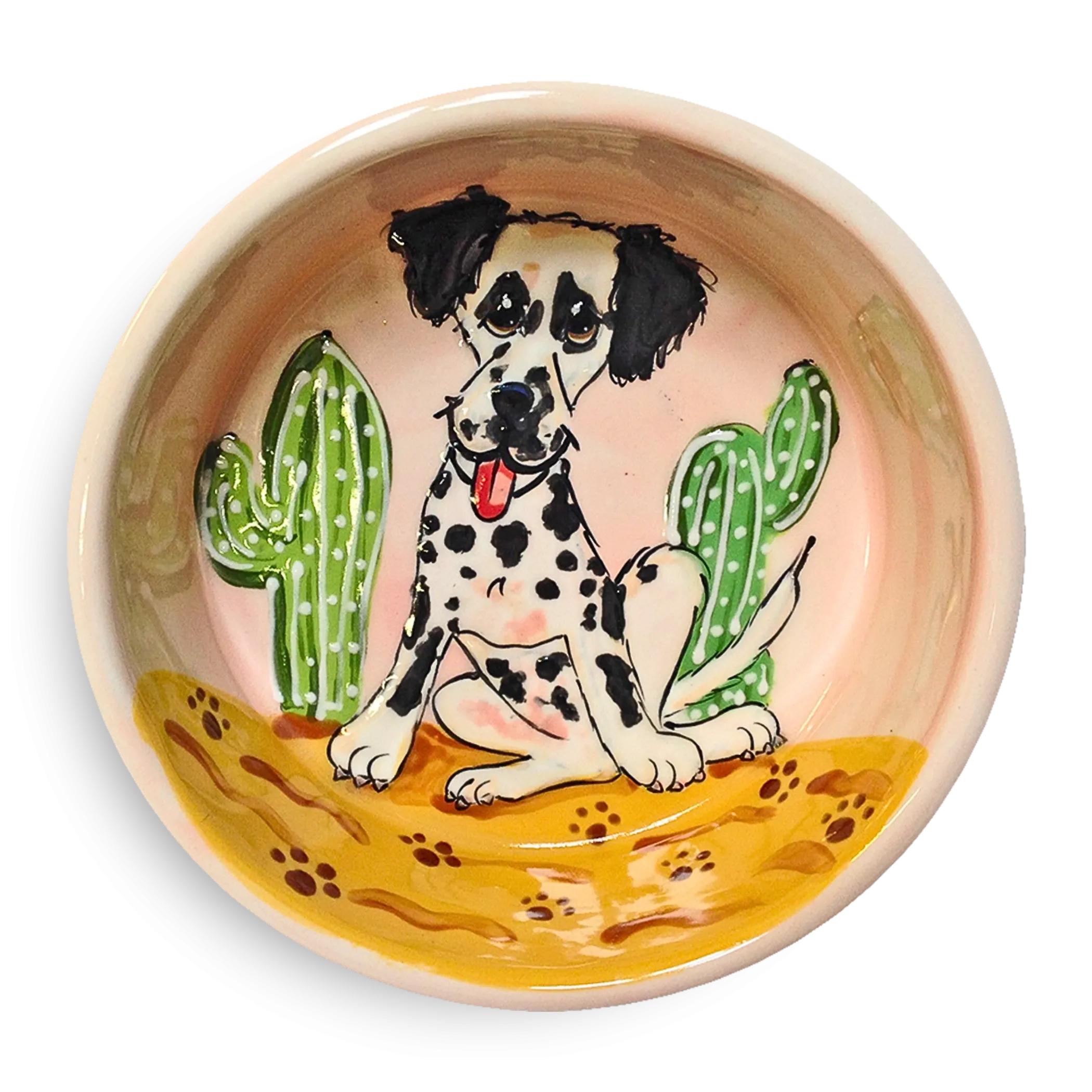 Desert Dry Dalmation Water Bowl