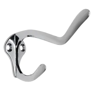 Designers Impressions Polished Chrome Light Duty Coat & Hat Hook: 57582