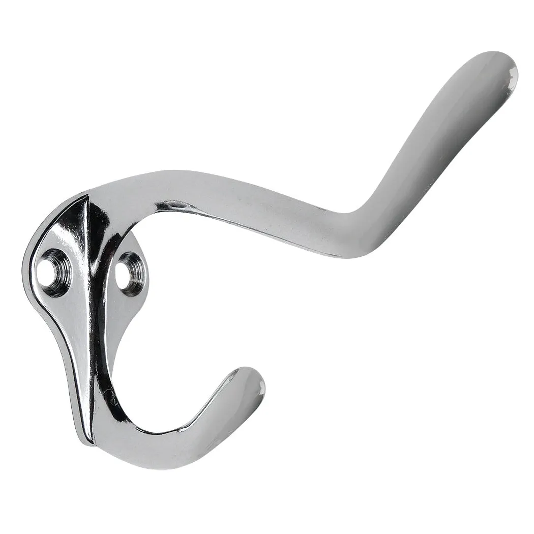 Designers Impressions Polished Chrome Light Duty Coat & Hat Hook: 57582
