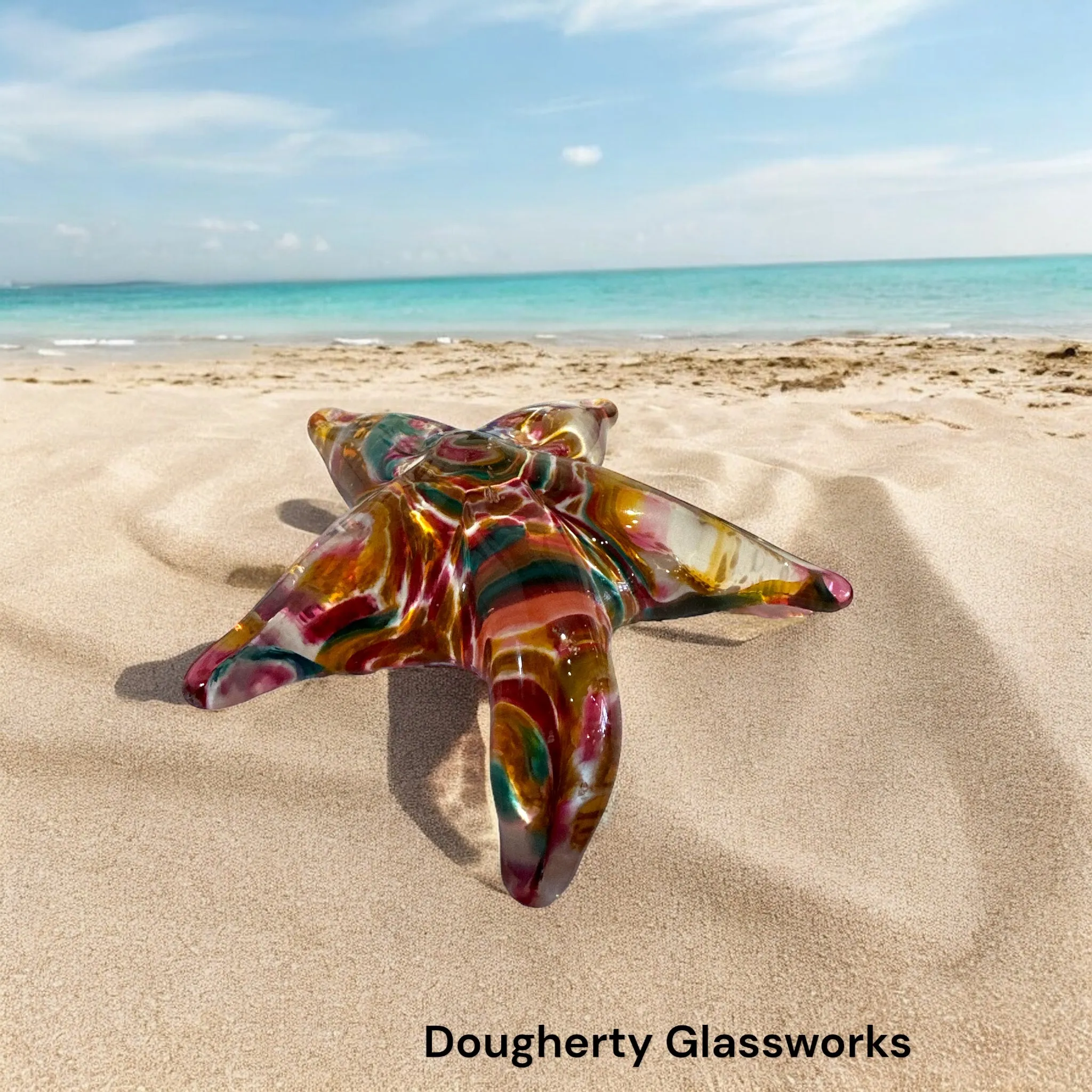 Dougherty Glassworks Starfish Sculptures