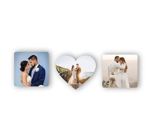 Duckyhub Personalized Photo Printed Fridge Magnets (Set of 3)