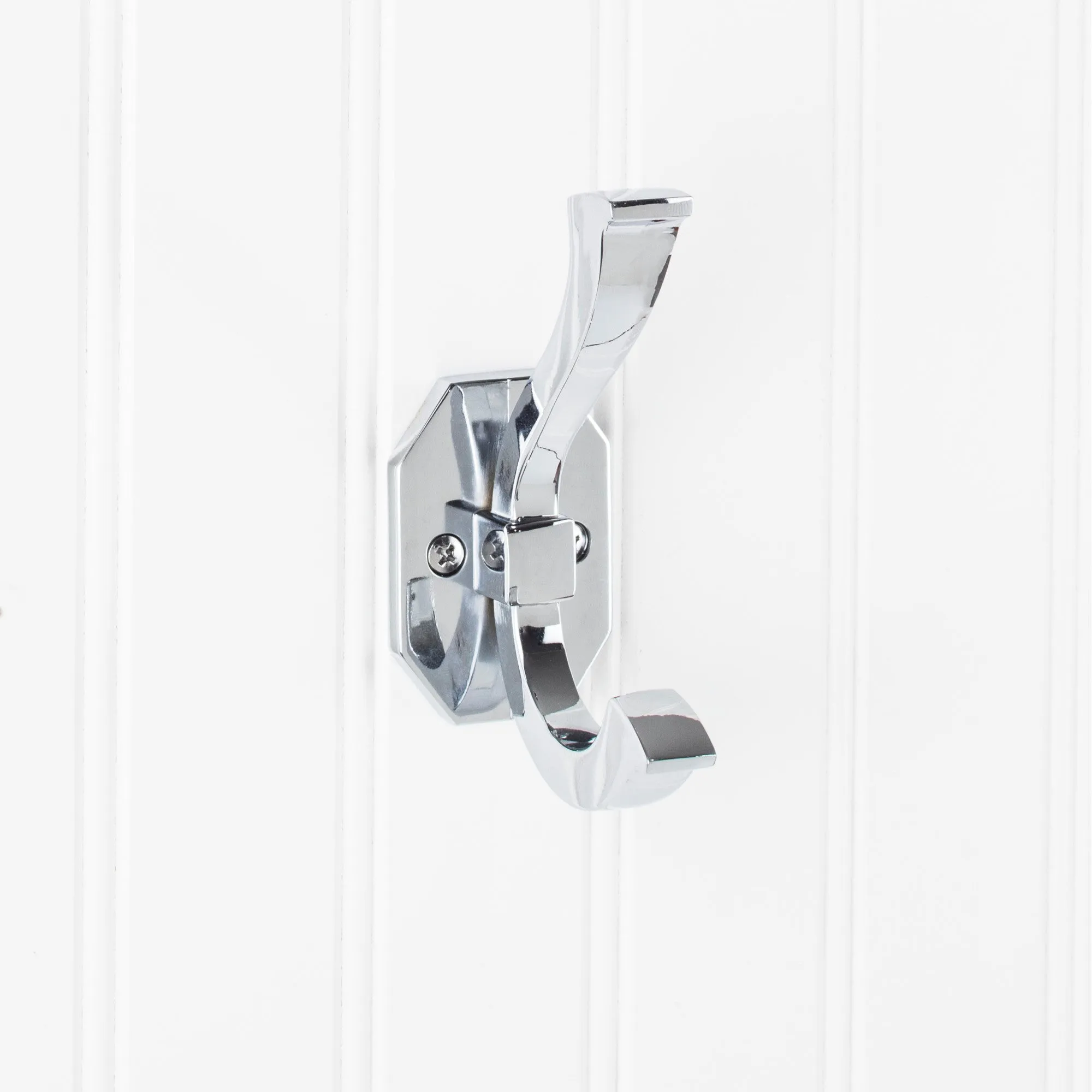 Elements YD45-431 Hooks 4-5/16" Double zinc wall mount hook.