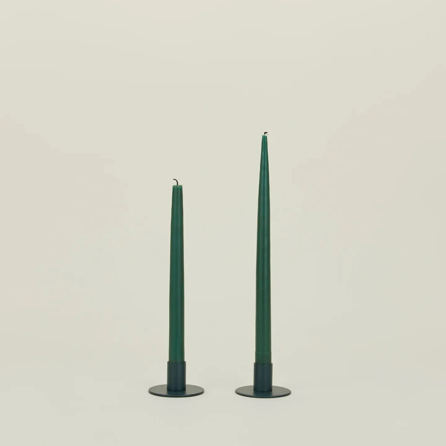 Essential Metal Candle Holders Set of 2 (Peacock)